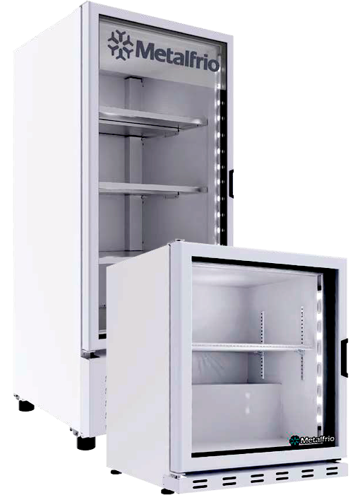 Congeladores verticales metalfrio, congeladores sobre mostrador
